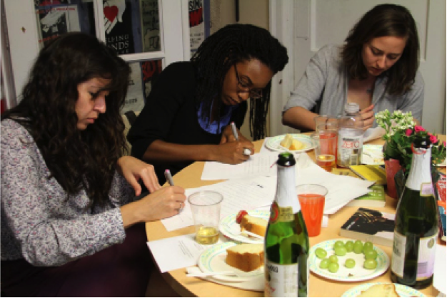 Write Night volunteers