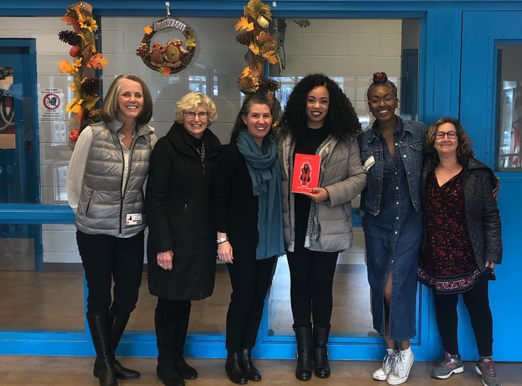 Free Minds, An Open Book, and New Beginnings staff with Tiffany Jackson