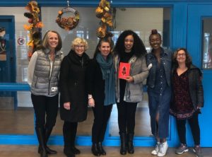 Free Minds, An Open Book, and New Beginnings staff with Tiffany Jackson