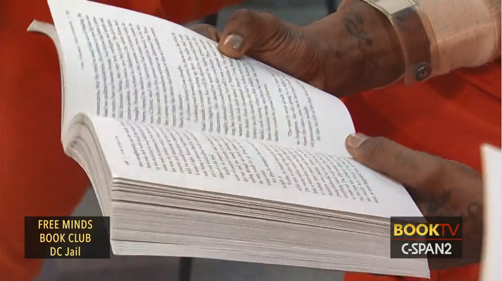Close up of hands holding the book The Things They Carried