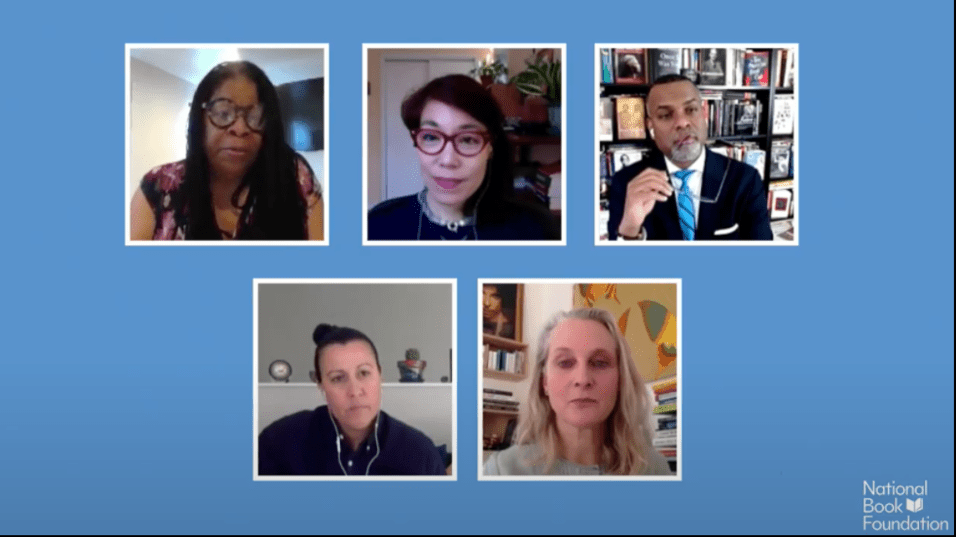 Zoom call for Literature for Justice: A Path Forward